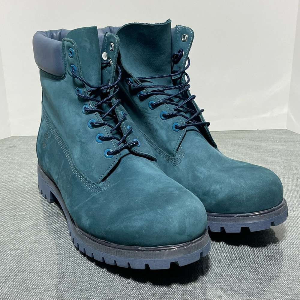 Timberland 6" Inch Blue Gum Nubuck Waterproof Premium Mens Size 15 New